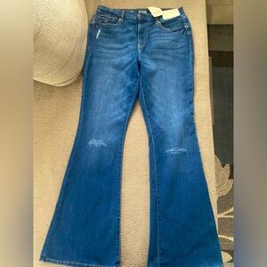 A.N.A. Blue High-arise Flared Women's Jeans - Size 12 - NEW